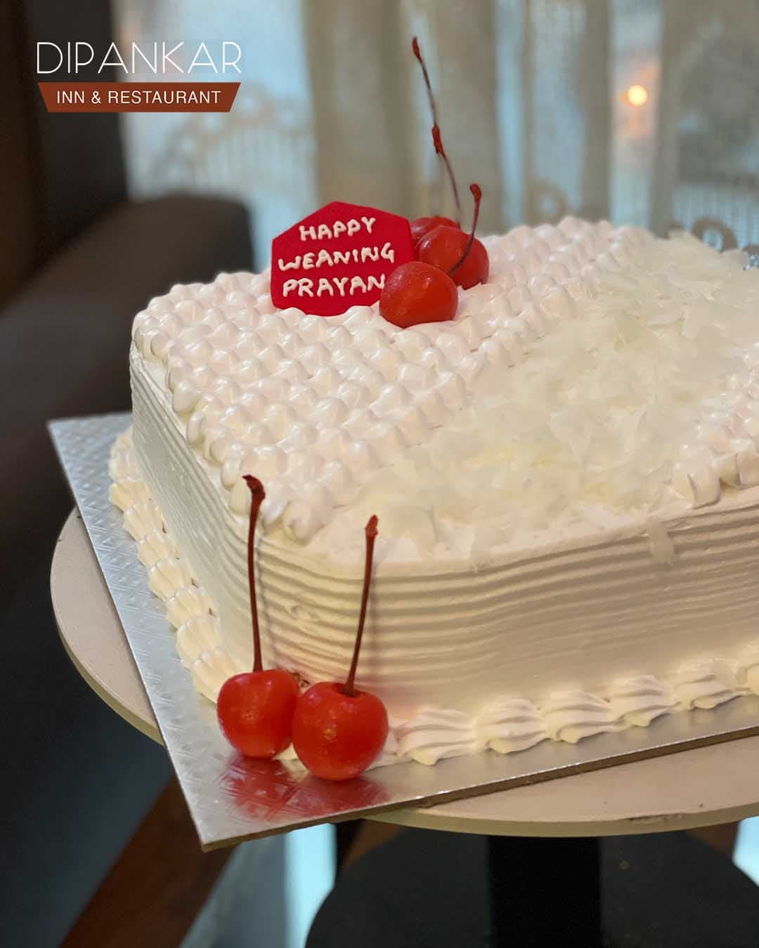 White Forest Cake